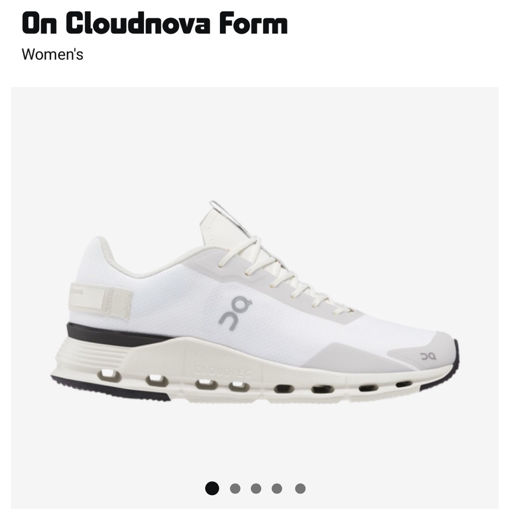 On Cloud Nova Form Women’s White Sneaker 8 Trendy Shoes OnCloud On Cloudnova